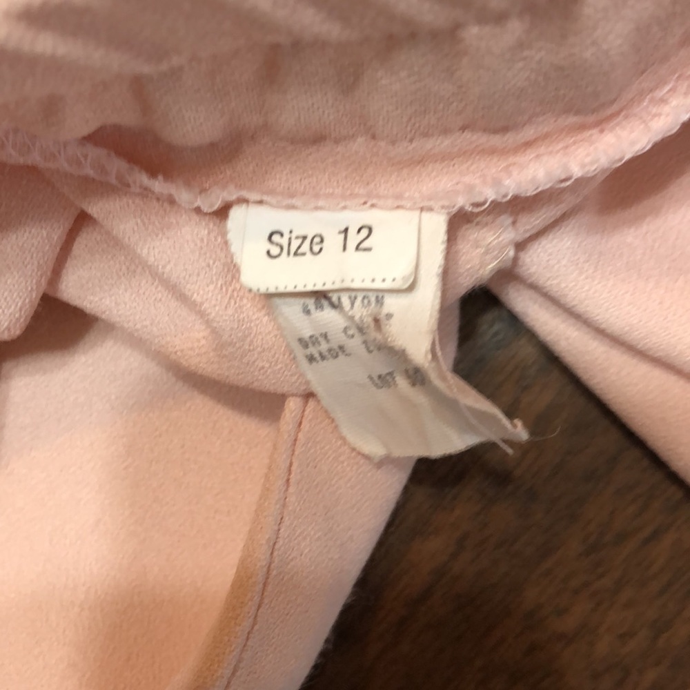 No brand light pink slacks - Picture 6 of 6